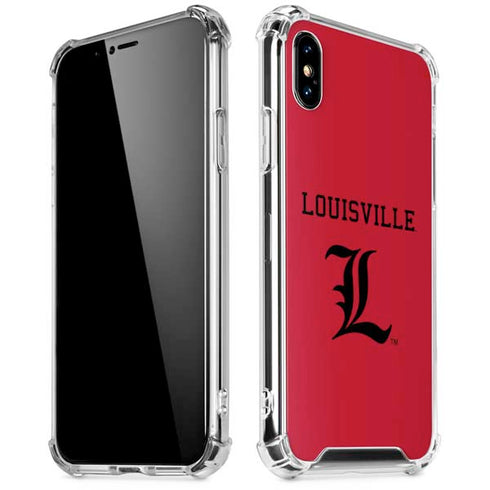 University of Louisville Cardinals iPhone XS Max Clear Case