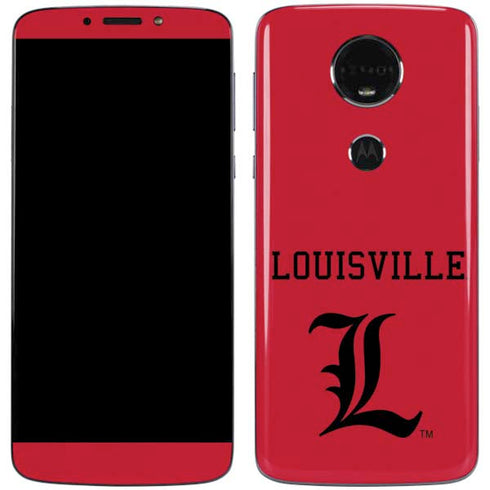University of Louisville Cardinals Moto E5 Plus Skin
