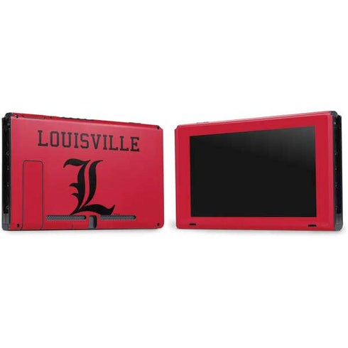 University of Louisville Cardinals Nintendo Switch Bundle Skin