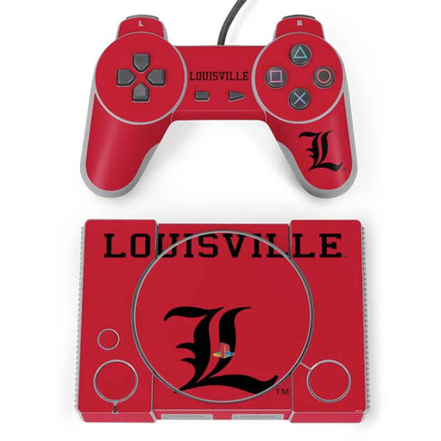 University of Louisville Cardinals PlayStation Classic Bundle Skin