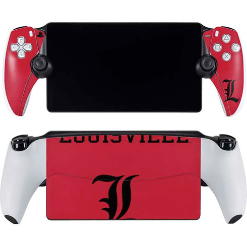 University of Louisville Cardinals PlayStation Portal Remote Player Skin