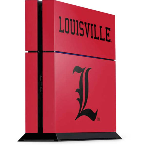 University of Louisville Cardinals PS4 Console Skin