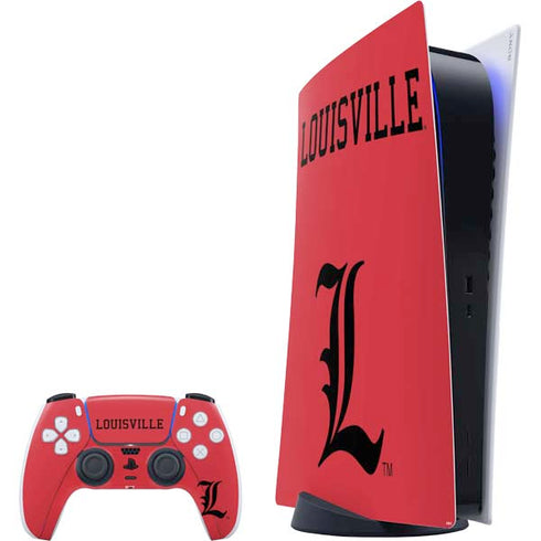 University of Louisville Cardinals PS5 Digital Edition Bundle Skin