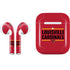 University of Louisville Cardinals Striped Apple AirPods 2 Skin