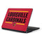 University of Louisville Cardinals Striped Samsung Chromebook Skin