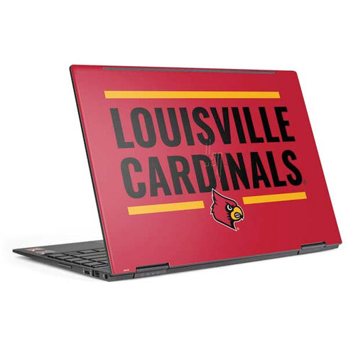 University of Louisville Cardinals Striped HP Envy Skin