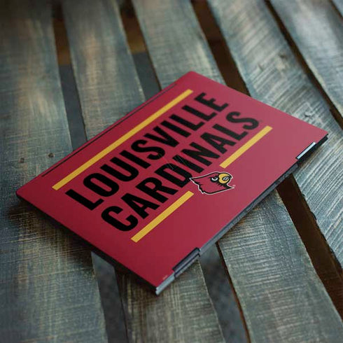 University of Louisville Cardinals Striped HP Envy Skin