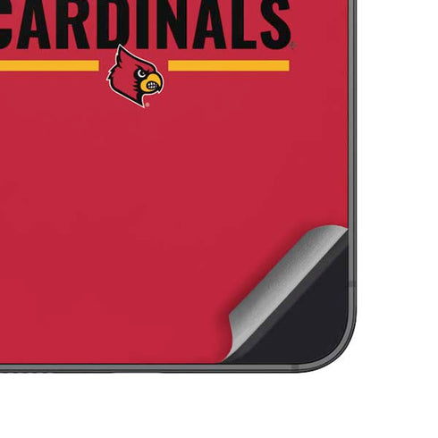 University of Louisville Cardinals Striped Galaxy A14 5G Skin