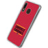 University of Louisville Cardinals Striped Galaxy A20 Clear Case