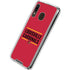 University of Louisville Cardinals Striped Galaxy A30 Clear Case