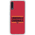 University of Louisville Cardinals Striped Galaxy A50 Clear Case
