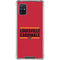 University of Louisville Cardinals Striped Galaxy A51 5G Clear Case