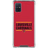 University of Louisville Cardinals Striped Galaxy A51 5G Clear Case