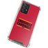 University of Louisville Cardinals Striped Galaxy A52 5G Clear Case
