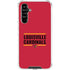 University of Louisville Cardinals Striped Galaxy A54 5G Clear Case