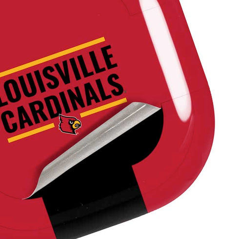 University of Louisville Cardinals Striped Galaxy Buds Pro Skin