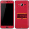 University of Louisville Cardinals Striped Galaxy J3 Skin