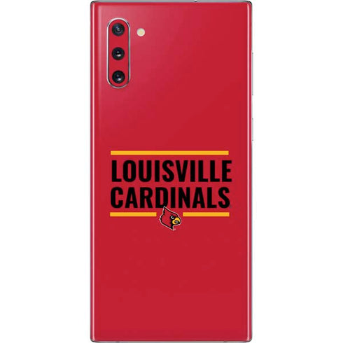 University of Louisville Cardinals Striped Galaxy Note 10 Skin