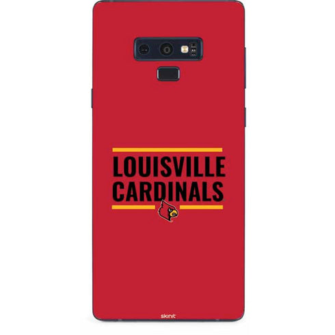 University of Louisville Cardinals Striped Galaxy Note 9 Skin