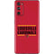 University of Louisville Cardinals Striped Galaxy S20 Fan Edition Skin