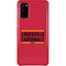 University of Louisville Cardinals Striped Galaxy S20 Lite Case