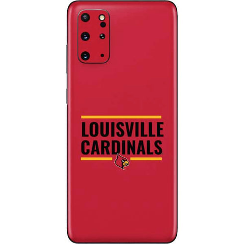 University of Louisville Cardinals Striped Galaxy S20 Plus Skin