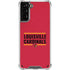 University of Louisville Cardinals Striped Galaxy S21 Plus 5G Clear Case