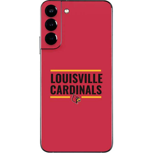 University of Louisville Cardinals Striped Galaxy S22 Plus Skin