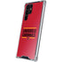 University of Louisville Cardinals Striped Galaxy S22 Ultra Clear Case