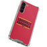 University of Louisville Cardinals Striped Galaxy S23 Plus Clear Case