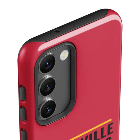 University of Louisville Cardinals Striped Galaxy S23 Plus Pro Case