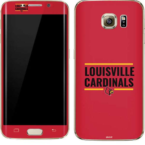 University of Louisville Cardinals Striped Galaxy S7 Edge Skin
