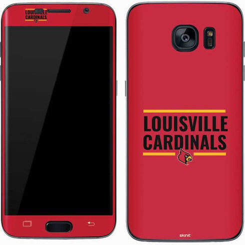 University of Louisville Cardinals Striped Galaxy S7 Skin