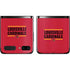 University of Louisville Cardinals Striped Galaxy Z Flip Skin