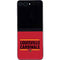University of Louisville Cardinals Striped Galaxy Z Flip5 5G Skin