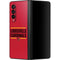 University of Louisville Cardinals Striped Galaxy Z Fold3 5G Skin