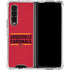University of Louisville Cardinals Striped Galaxy Z Fold4 5G Clear Case