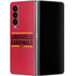 University of Louisville Cardinals Striped Galaxy Z Fold4 5G Skin