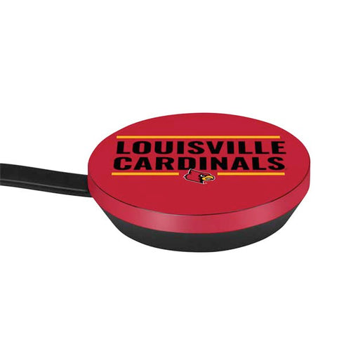 University of Louisville Cardinals Striped Google Stadia Controller Skin
