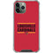 University of Louisville Cardinals Striped iPhone 12 Pro Clear Case