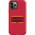 University of Louisville Cardinals Striped iPhone 12 Pro Impact Case