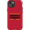 University of Louisville Cardinals Striped iPhone 13 Impact Case