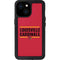 University of Louisville Cardinals Striped iPhone 13 Mini Waterproof Case