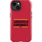 University of Louisville Cardinals Striped iPhone 15 Plus Impact Case