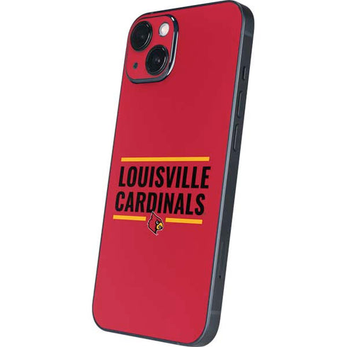 University of Louisville Cardinals Striped iPhone 14 Plus Skin