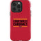 University of Louisville Cardinals Striped iPhone 14 Pro Impact Case
