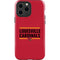 University of Louisville Cardinals Striped iPhone 14 Pro Max Impact Case