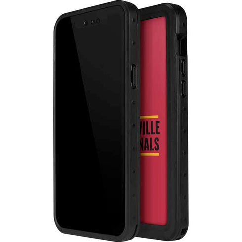 University of Louisville Cardinals Striped iPhone 14 Pro Max Waterproof Case