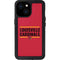 University of Louisville Cardinals Striped iPhone 15 Waterproof Case