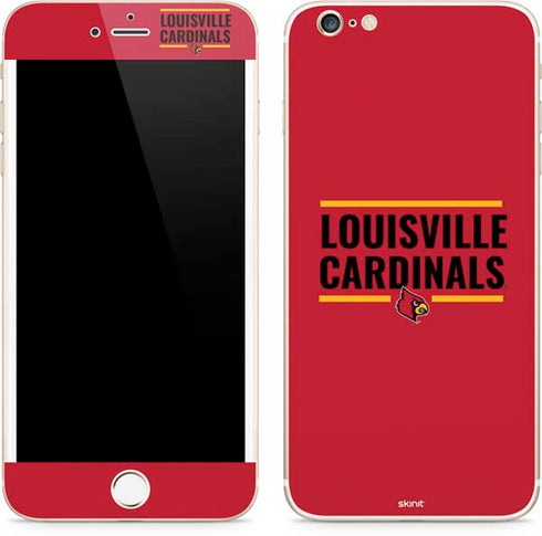 University of Louisville Cardinals Striped iPhone 6/6s Plus Skin